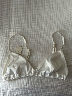 Silky White Bralette - hanky panky